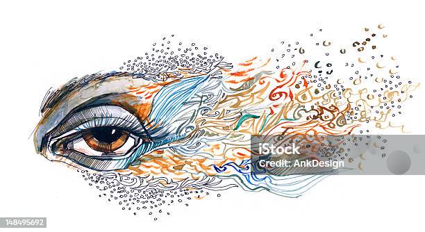 Abstract Color Eye Vector Abstract Eye Stock Illustration - Download Image Now - Beauty, Color ...