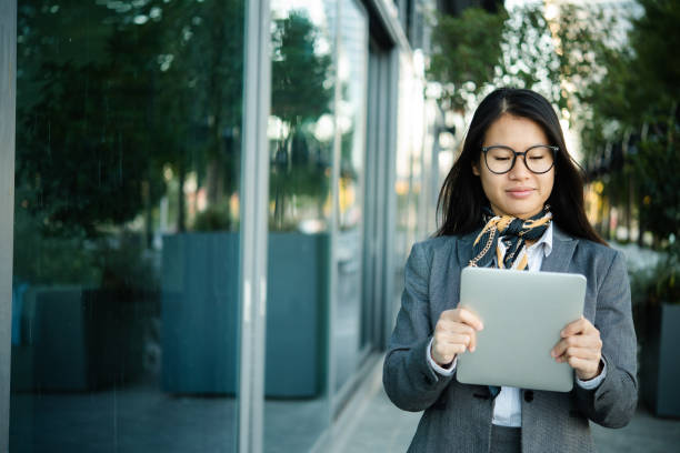 istock Happy confident businesswoman 1484959265