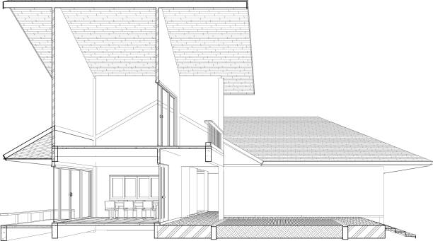 istock 3D illustration of building project 1484959414