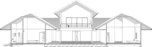 istock 3D illustration of building project 1484959429