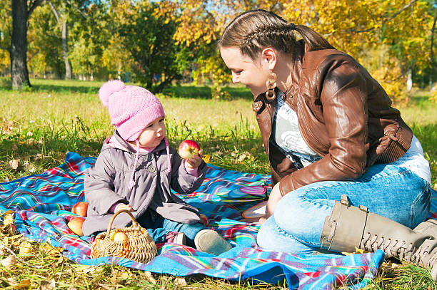 istock The young woman with  daughter on walk 148495990