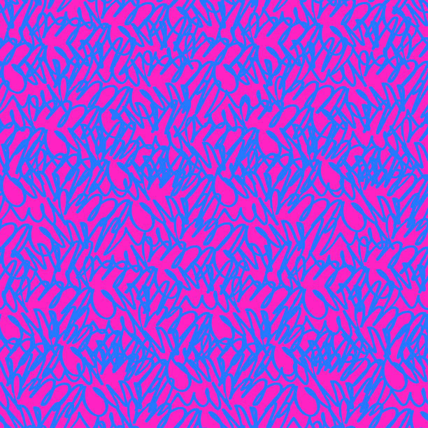곡선이 있는 매끄럽고 밝은 오실로그램과 같은 패턴 - oscillogram stock illustrations
