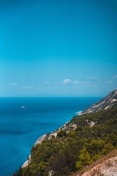 istock Sailboat Far Down In The Sea 1484961011