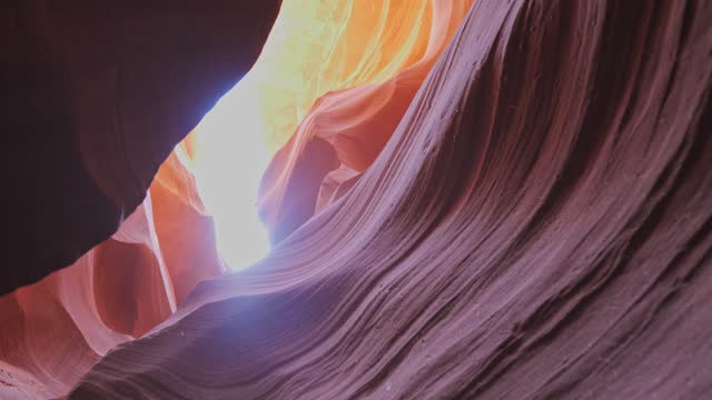 4K video of Antelope Canyon in Arizona