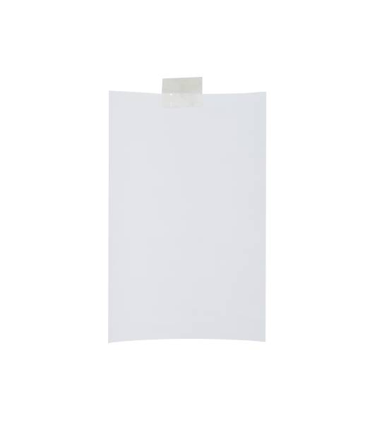 istock blank note paper with transparent tape 1484966173