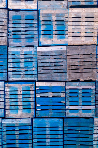 istock A blue pallet stacked on top of each other 1484967812