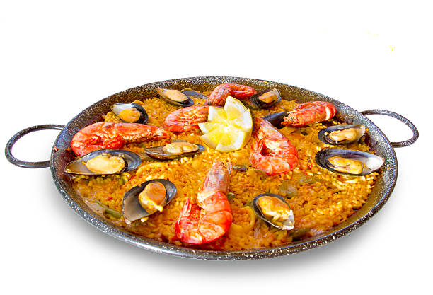 paella stock photo