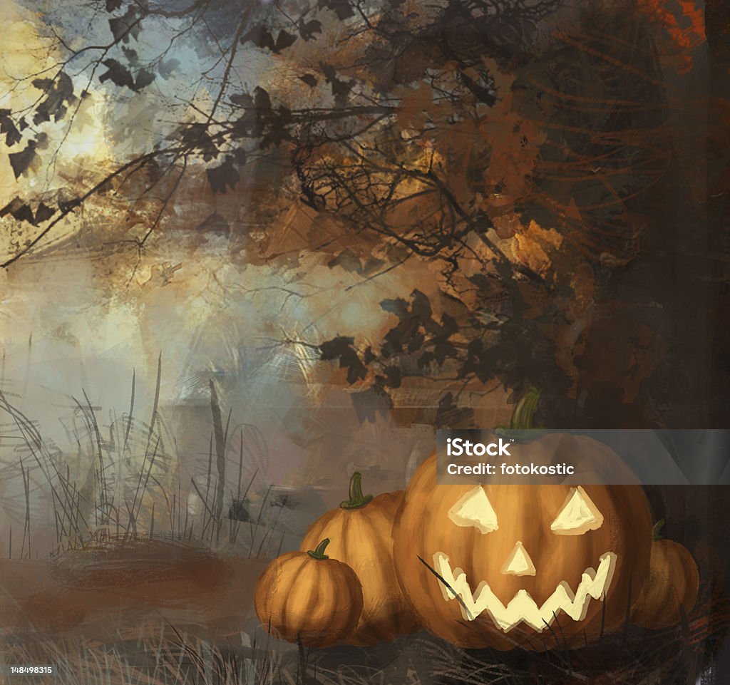 pumpkins - Illustrazione stock royalty-free di Arancione