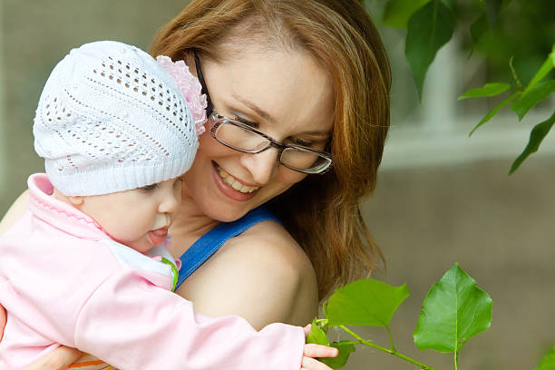 istock Happy mother with daughter 148498906