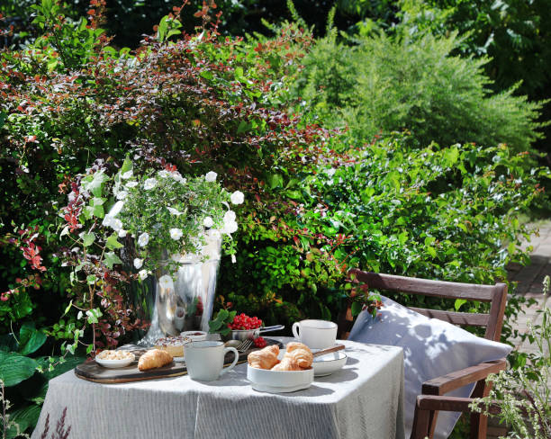 istock Fresh and delisious outdoor breakfast. 1484997816