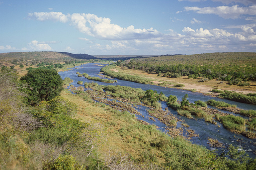 The Olifants River In Kruger National Park, South Africa.