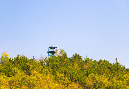 Forest ranger's observatory, Central highland of Vietnam