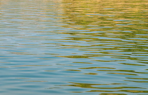Abstract photo of water ripples on the lake surface