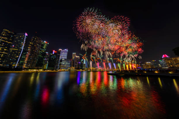 istock Fireworks show to celebrate National Day SG 54 1485004400