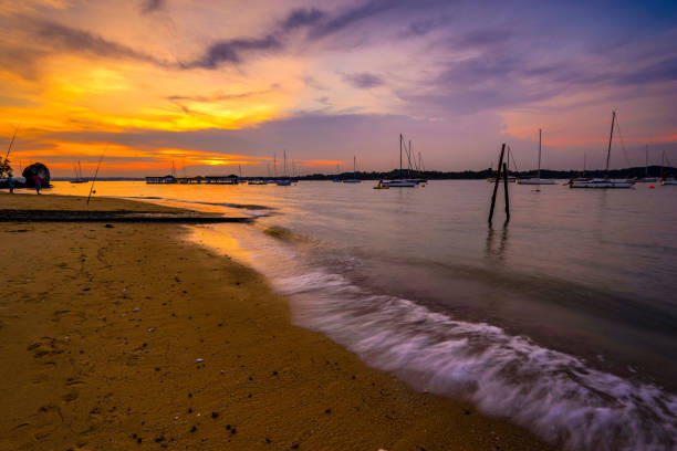istock A beach at Changi village during beautiful sunset 1485004571