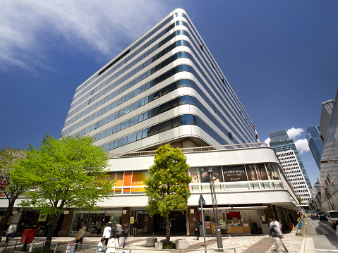 Tokyo Transportation Hall in Yurakucho. Taken in April 2023 in Chiyoda Ward, Tokyo.