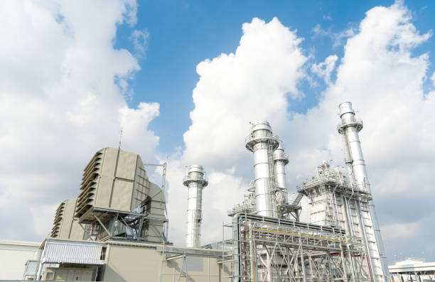 istock Power plant with natural gas power 1485007209