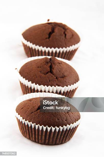Chocolate Muffins Stock Photo - Download Image Now - Bakery, Baking, Breakfast