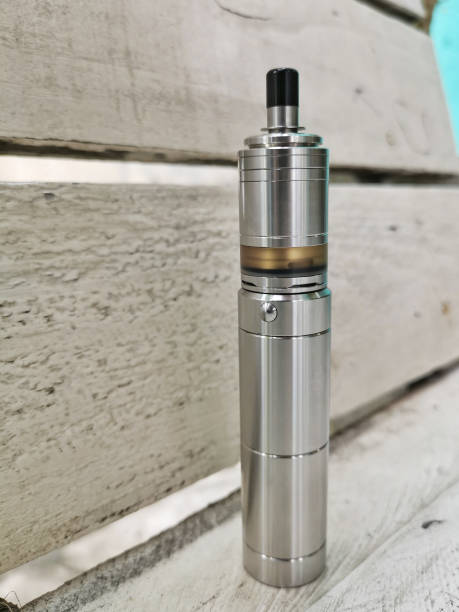 istock Advanced personal vaporizer or e-cigarette Vintage style, pen style 1485020858