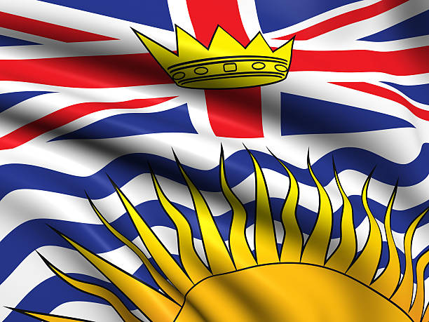istock Flag of British Columbia 148502667