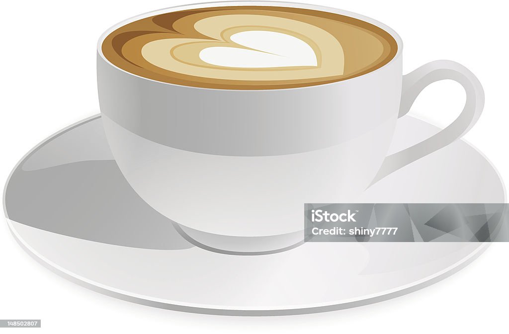 Чашка кофе - Векторная графика Без людей роялти-фри