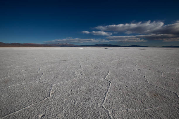 The white texture remembers of snow, but it is a salt flat. It is called Salinas Grandes and it is located in the border between the Provinces of Salta and Jujuy (Northern Argentina).