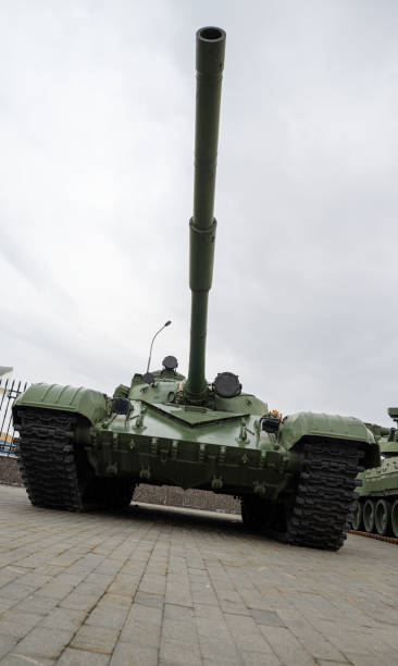 istock a Russian tank against a gloomy sky .front view 1485045773