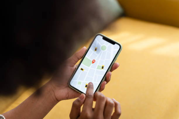 istock Crop woman using smartphone and checking her delivery 1485045807