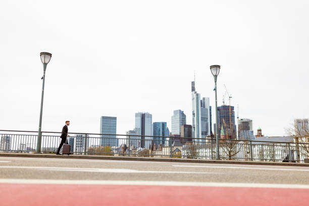 istock Business on the Go: Young Professional in Frankfurt 1485047201