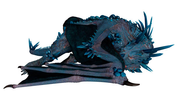 istock 3D Rendering Fairy Tale Dragon on White 1485051915