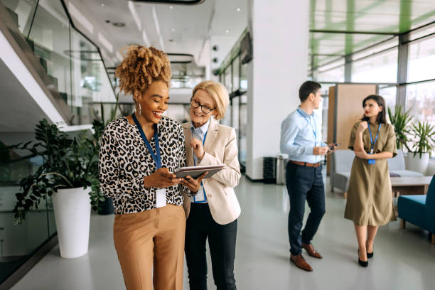 istock Female business professionals at work 1485052562