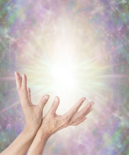 istock Magical Energy Healing Hands Sensing star light 1485069787