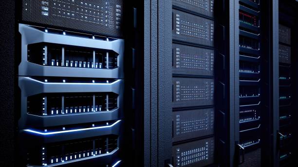 istock AI Concept - Data Center And Shots Multiple Rows Of Fully Operational Server Racks in Server Room - Computer Network Security Concept 1485071357