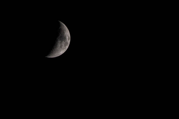 istock Moon wedge in the night sky 1485078360