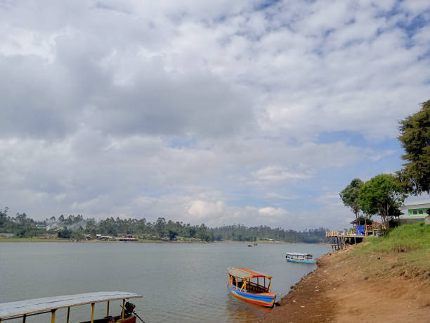 istock wooden boat on the lake 1485084606