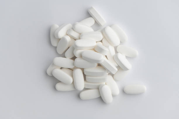 istock Mineral pill capsule Magnesium Mg 1485088991