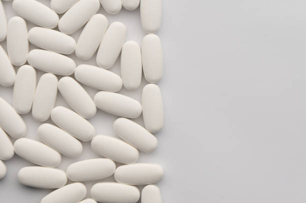 istock Mineral pill capsule Magnesium Mg 1485089014