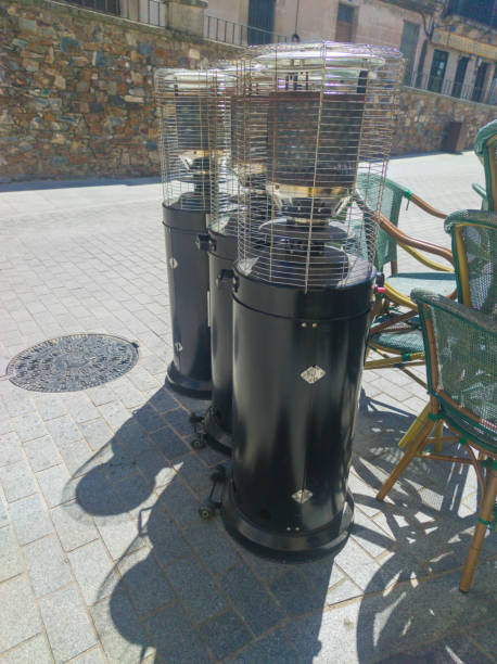Low crown gas stoves in terrace