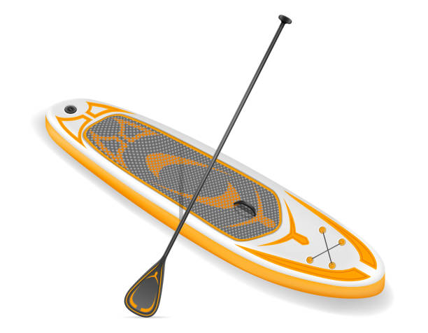 istock inflatable sup board for outdoor activities and water sports vector illustration 1485095717