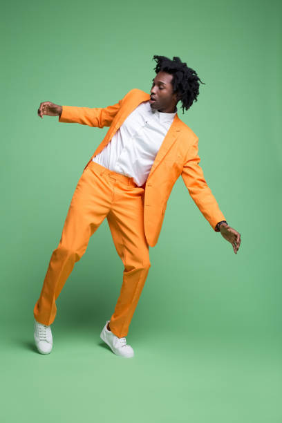 istock Portrait of elegant man dancing 1485097954