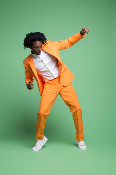 istock Portrait of elegant man dancing 1485097987