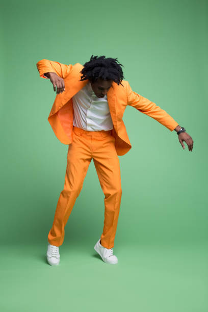 istock Portrait of elegant man dancing 1485098030