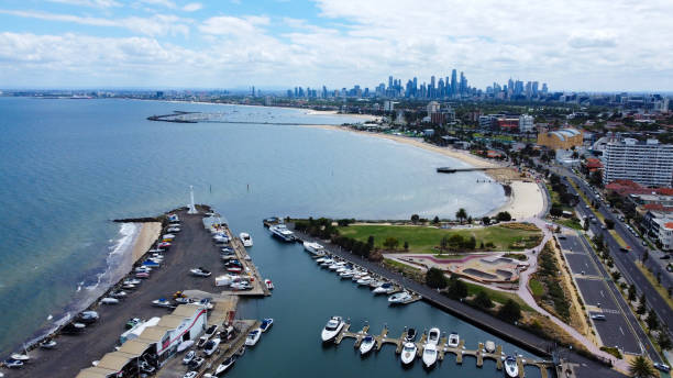 istock St Kilda Marina Lighthouse - Saint Kilda Melbourne 1485103199