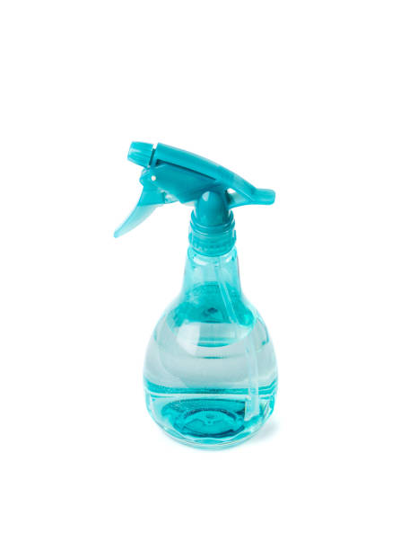 istock Spray Bottle Isolated, Blue Sprayer with Water, Mini Flower Spray Gun, Plastic Pulverizer on White Background 1485105990