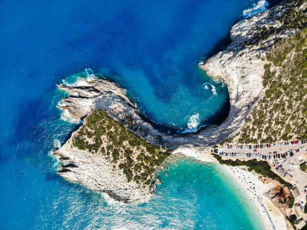 istock Drone View Of Lefkada Coastline 1485116341