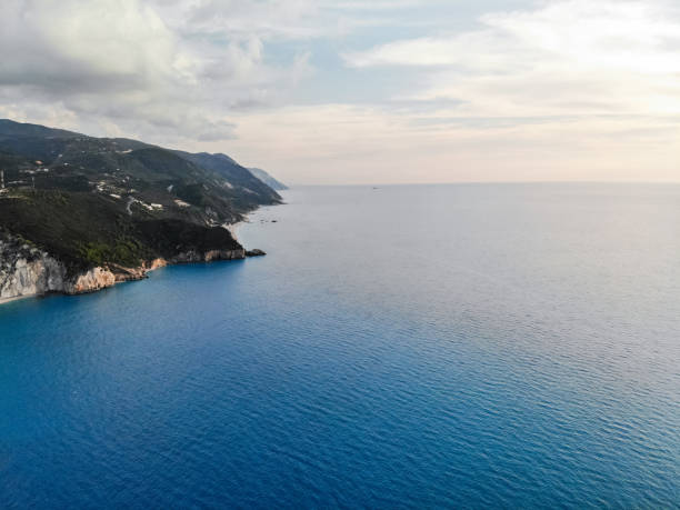 istock Drone View Of Lefkada Coastline 1485117174