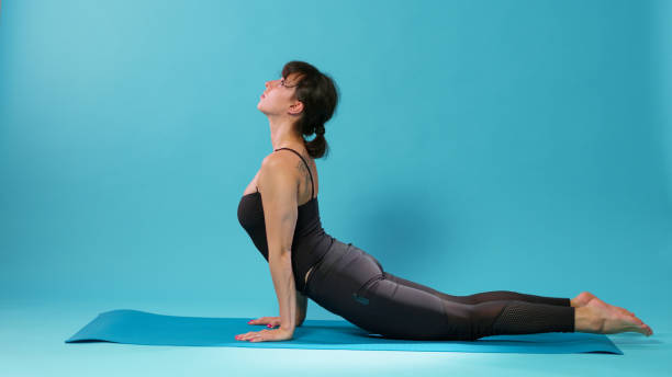 istock Active person stretching body muscles after intense workout session 1485120790