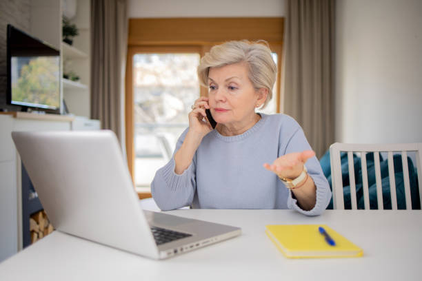 istock Woman working from home 1485121359