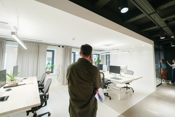 istock Man engaged in a business call 1485131460