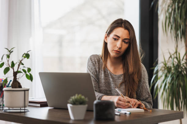 istock Woman Working At Home 1485141055